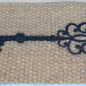 Making Home Base DIY Skeleton Key Door Mat 4