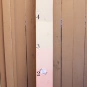 DIY Ombre Growth Chart by Making Home Base