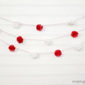 Making Home Base Mini Pom Pom Garland