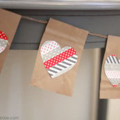 Making Home Base Paper Bag and Washi Tape Bunting