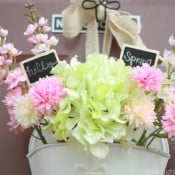 Spring Floral Door Hanging
