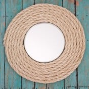 Circle Mirror Sisal Rope Upcycle
