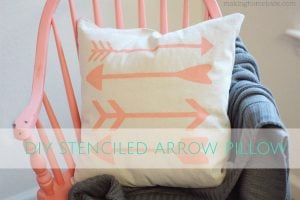 Trendy Drop Cloth Arrow Pillow DIY copy