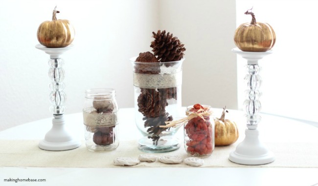 Simple Fall Centerpiece