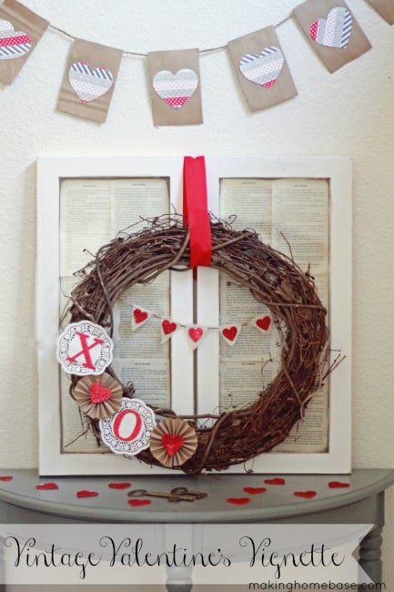 Vintage Valentine’s Day Vignette