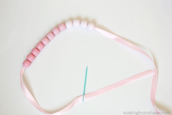 DIY Pretty Ribbon Ombre Bracelet