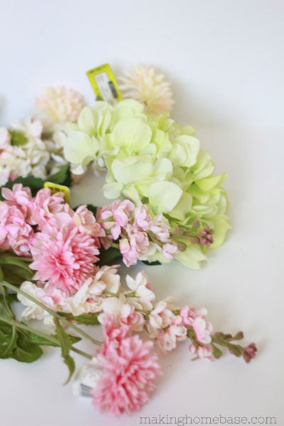 Spring Floral Door Hanging