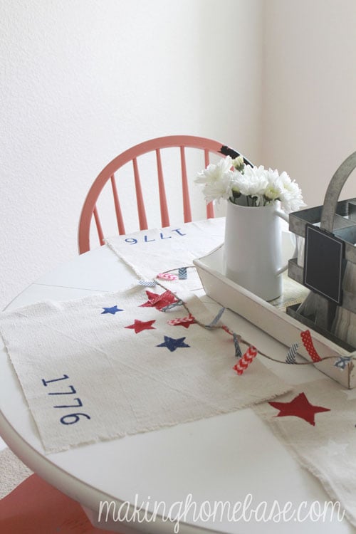 Last Minute 4th of July Decor: 20 Minute Patriotic Placemats