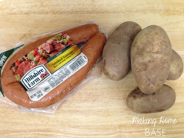Cheesy Sausage and Potato Bake