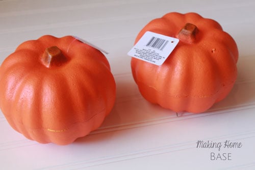 Pumpkin Decorating Ideas: Gold Confetti Pumpkins