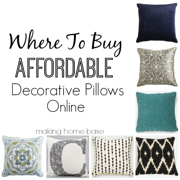 buy throw pillows online