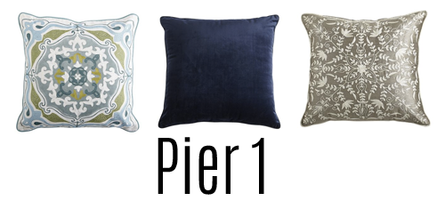 pier one pillows canada