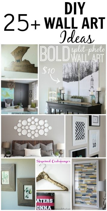 25 beautiful and Inspiring DIY Wall Art Ideas that will have your ...