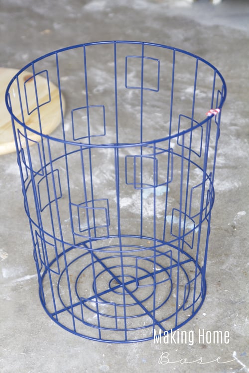 wire basket side table target