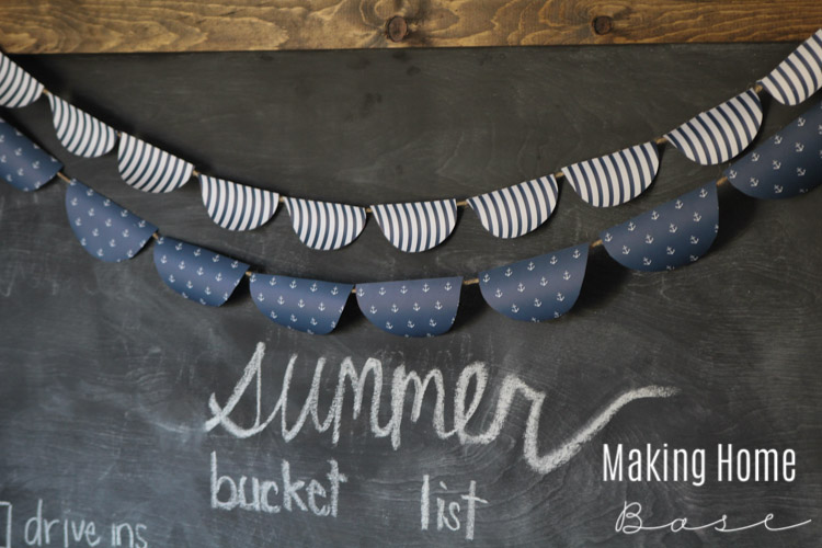 Summer Garland in 5 minutes
