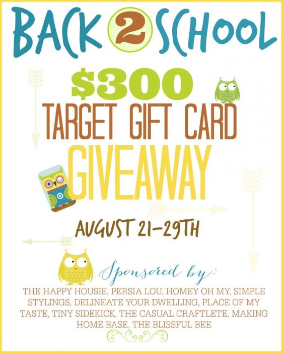 Back To School Giveaway - Making Home Base