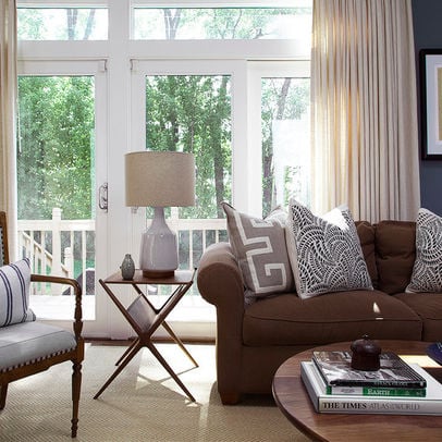  Decorating  With A Brown  Sofa 