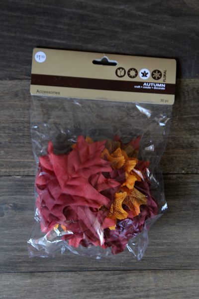 Painted Leaves in non-traditional colors is the chicest fall craft to step up your fall decorations this year