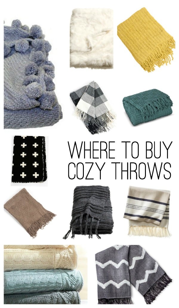 Where To Buy Cozy Throw Blankets