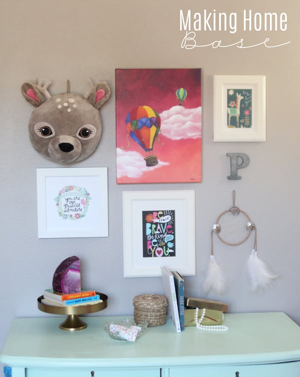 Girl’s Room Gallery Wall