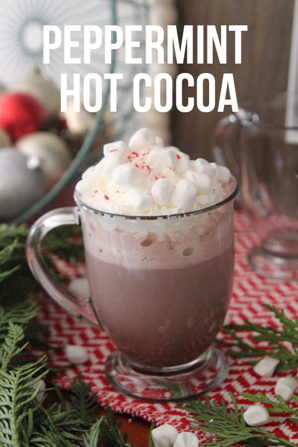 peppermint hot chocolate