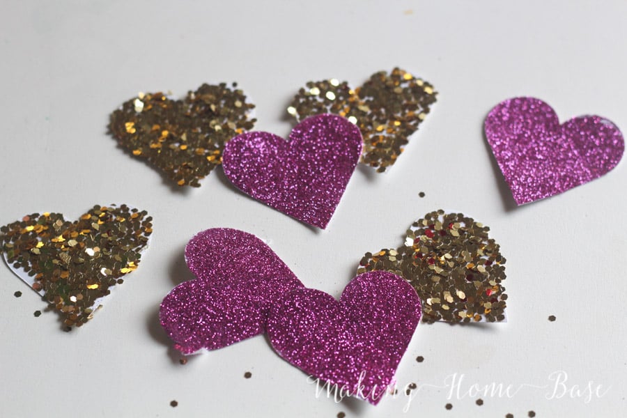 Glitter Heart Garland-1