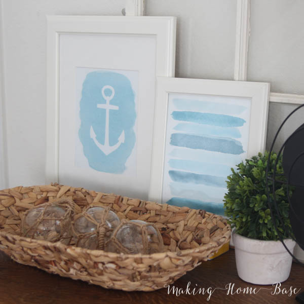 Anchor Printable and Summer Vignette Hop