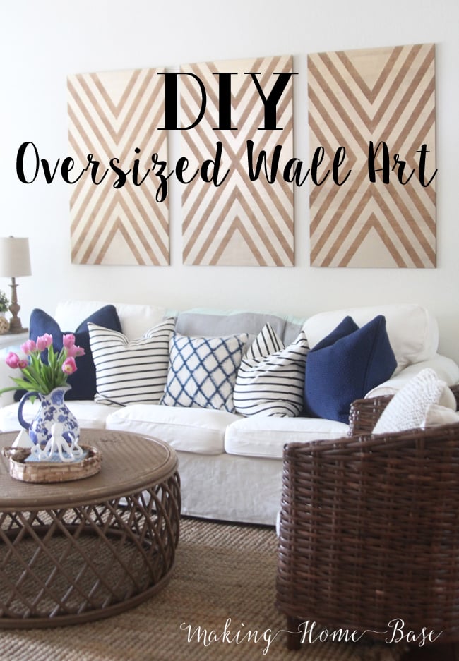DIY Oversized Wall Art