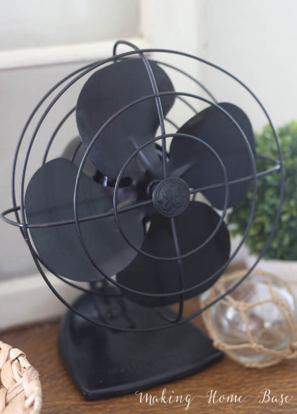 Painted Vintage Fan Makeover-3