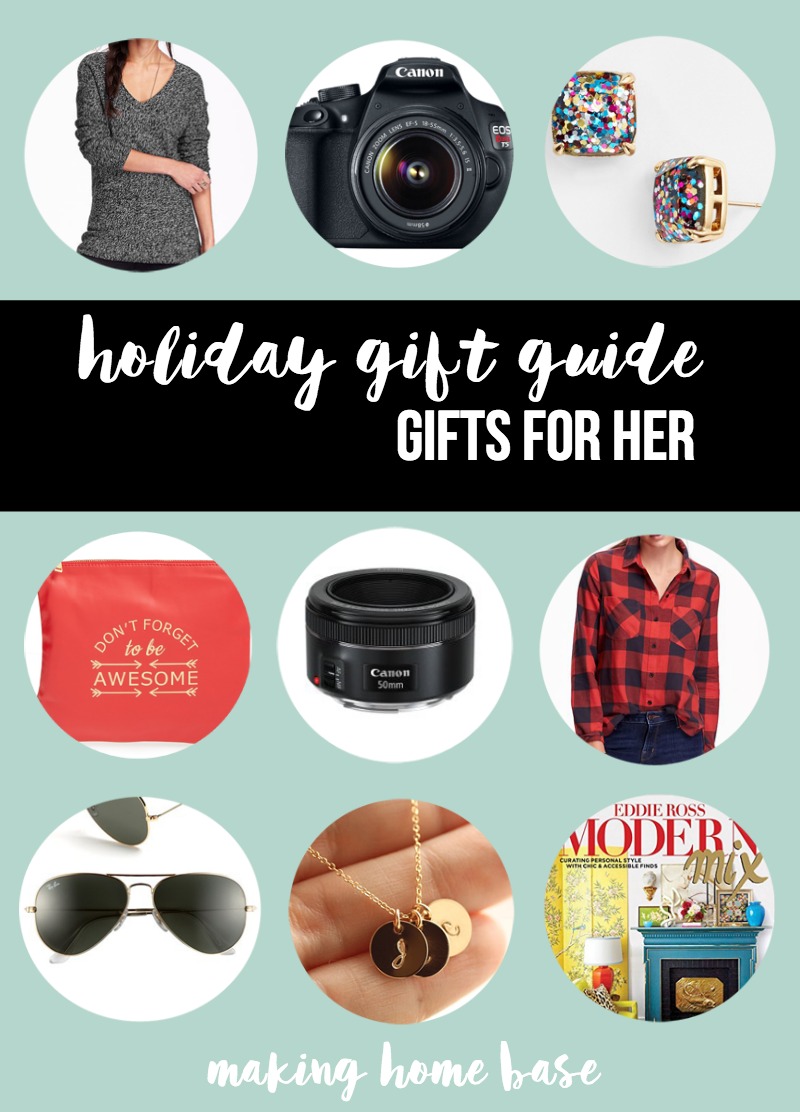 Holiday Gift Guide: Gifts for Her