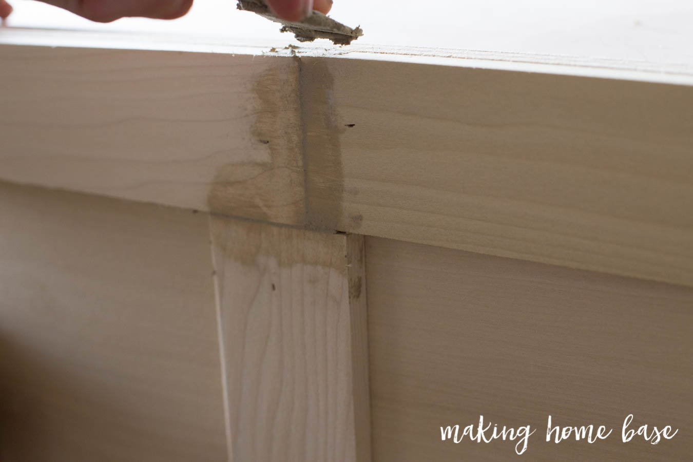 DIY storage window seat