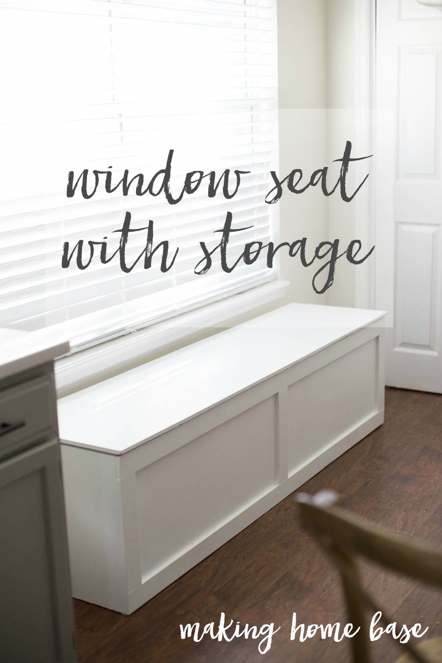 How To Build A Window Seat With Storage Diy Tutorial