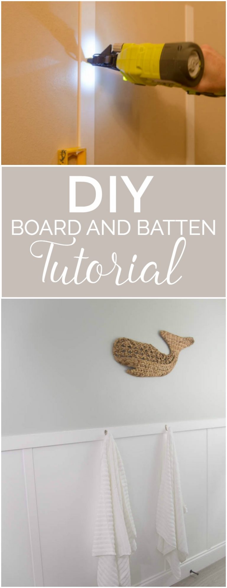 Board and Batten Accent Wall - Easy and beautiful wall treatment