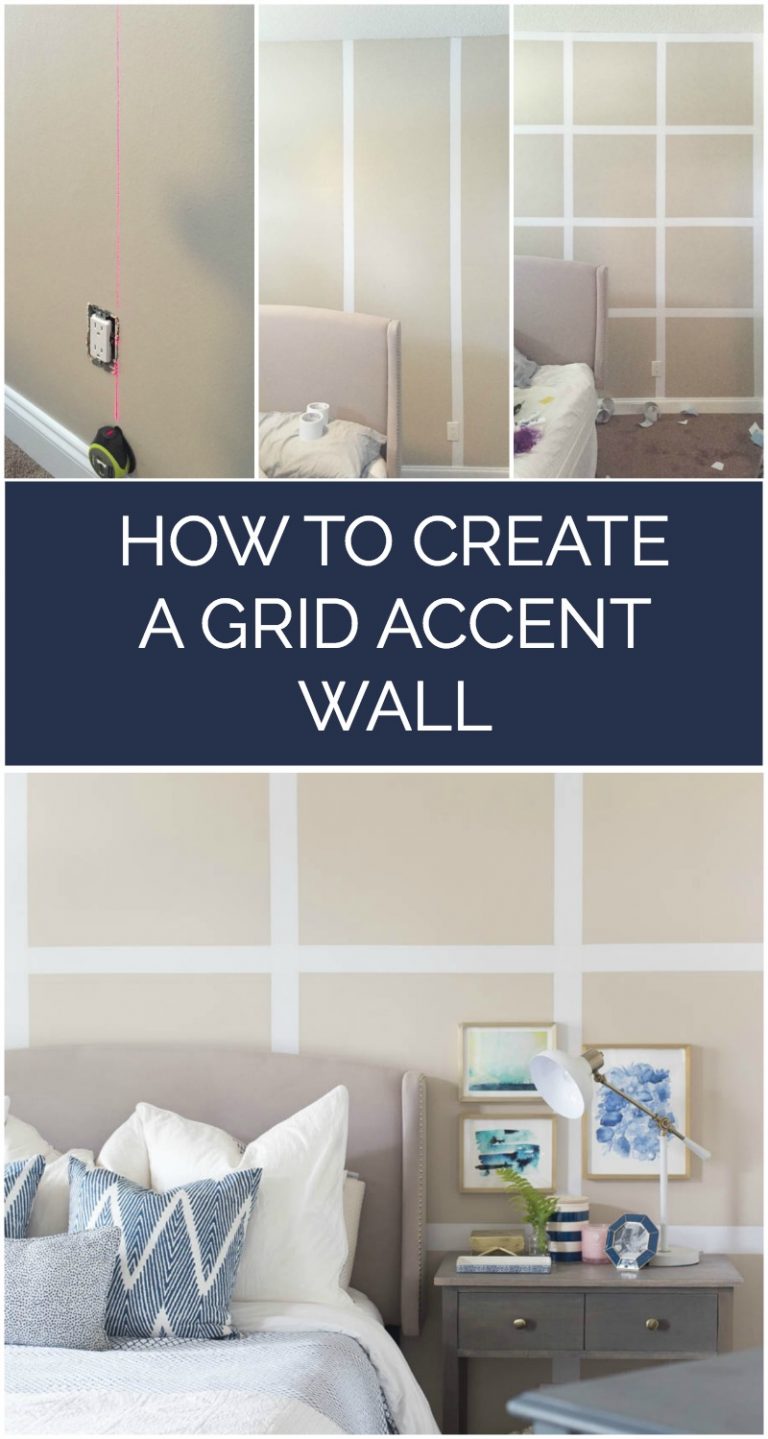 How To Create A Grid Accent Wall