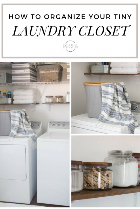 Organized Laundry Closet