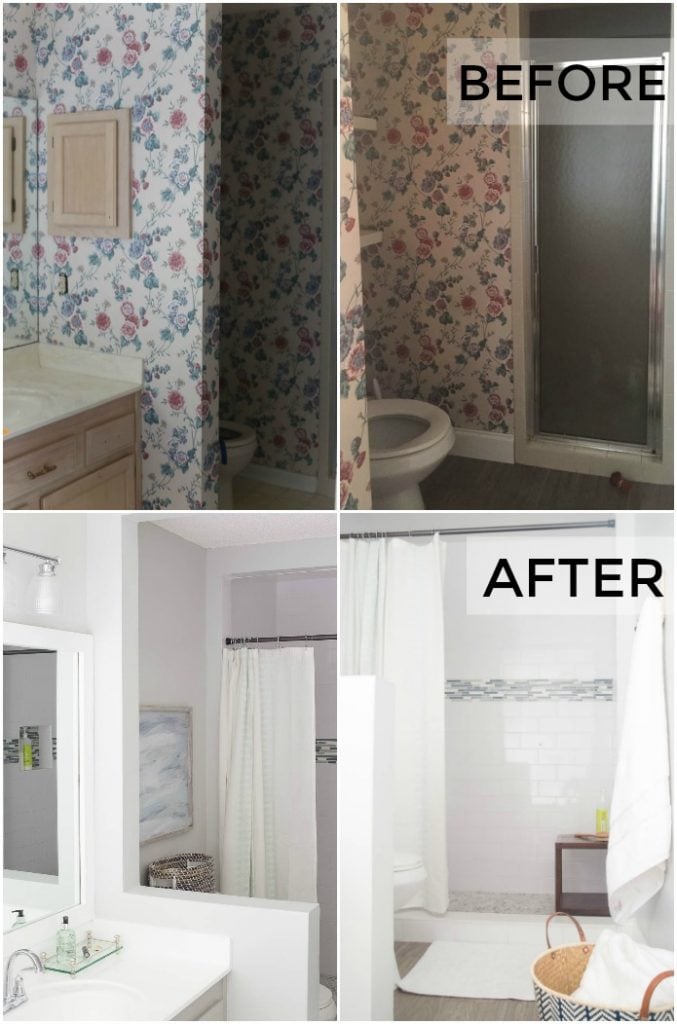 Bright and Fresh Bathroom Makeover