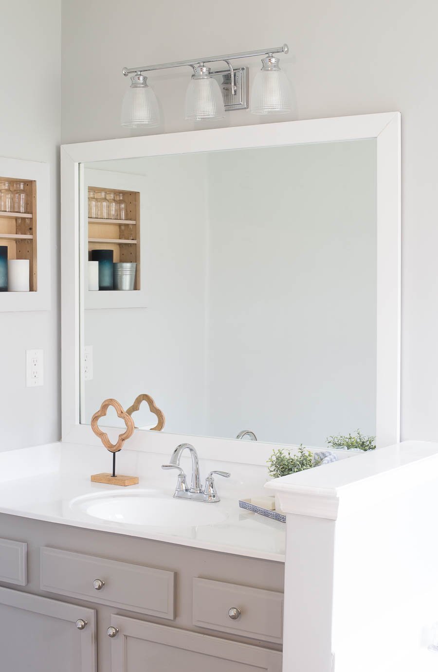 How To Frame A Bathroom Mirror Budget Friendly Diy Project How To Frame A Bathroom Mirror Budget Friendly Diy Project