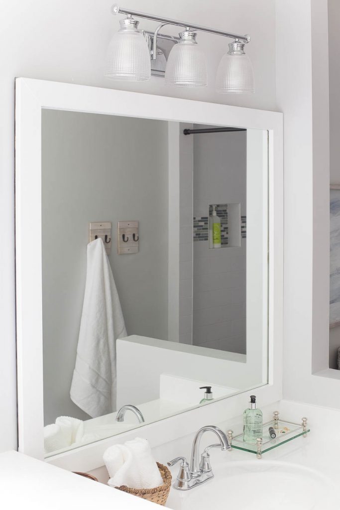How to Frame a Bathroom Mirror Budget Friendly DIY Project