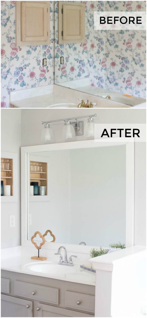 Master Bathroom Makeover - DIY projects galore