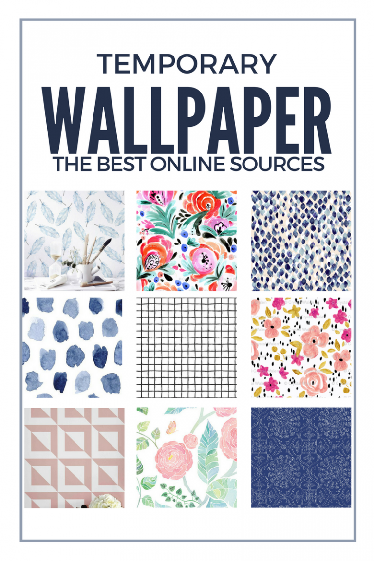 Where to buy temporary wallpaper (removable wallpaper)
