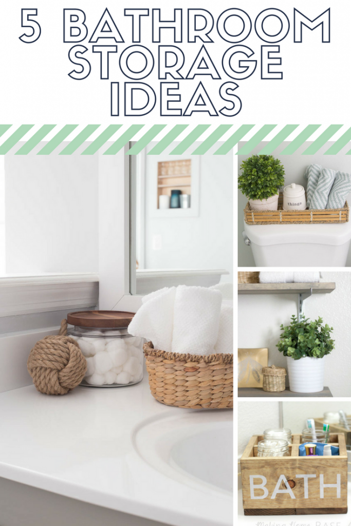 5 Bathroom storage ideas that are easy and inexpensive