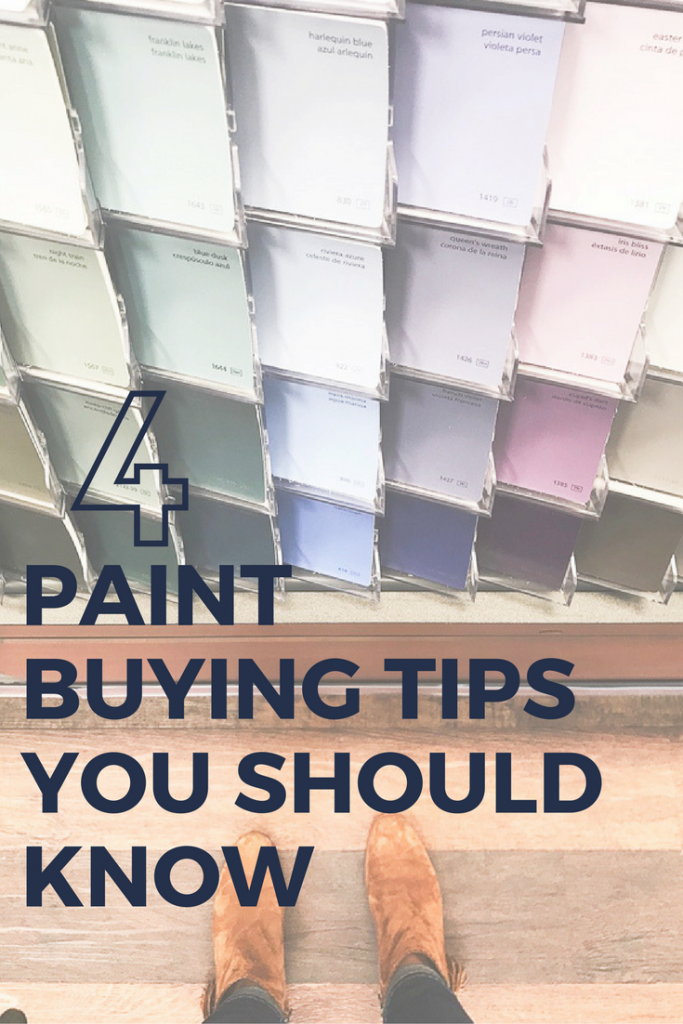 Four Paint Buying Tips You Need To Know Before You Paint