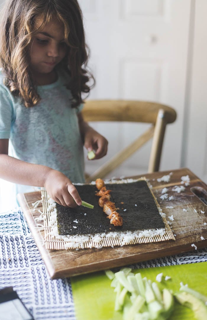 Sushi Night - How to make sushi at home with kids!