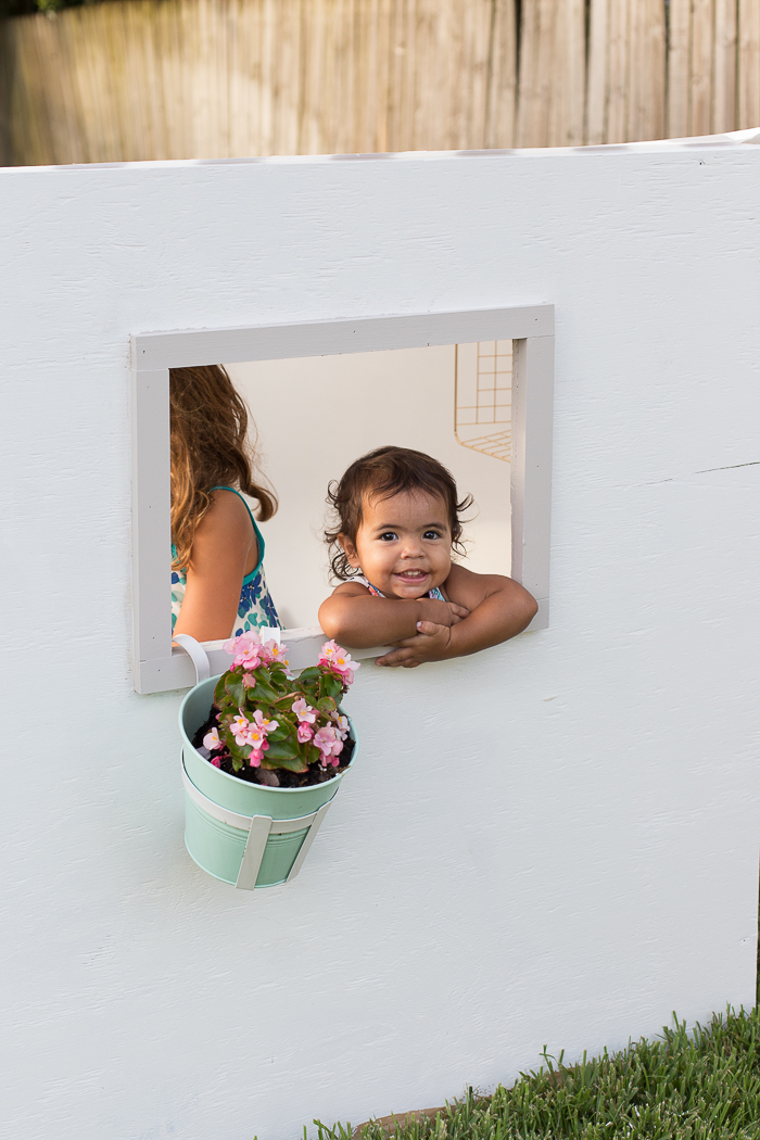 DIY Kids Backyard Hideaway - Create a little outdoor imagination station for your kids by building one of these little outdoor nooks