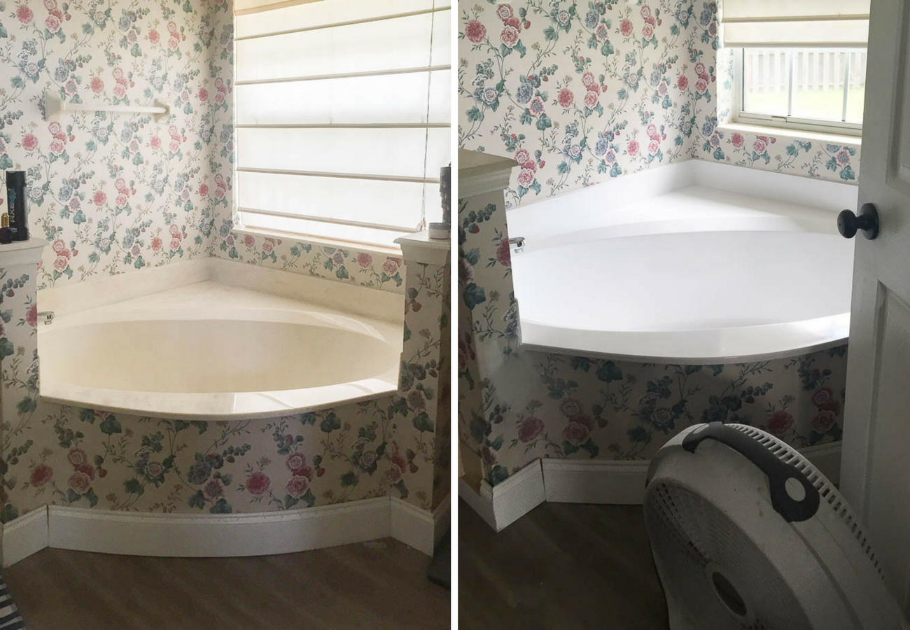 Bathroom Countertop Refinishing A Budget Friendly Bathroom Update Bathroom Countertop Refinishing A Budget Friendly Bathroom Update