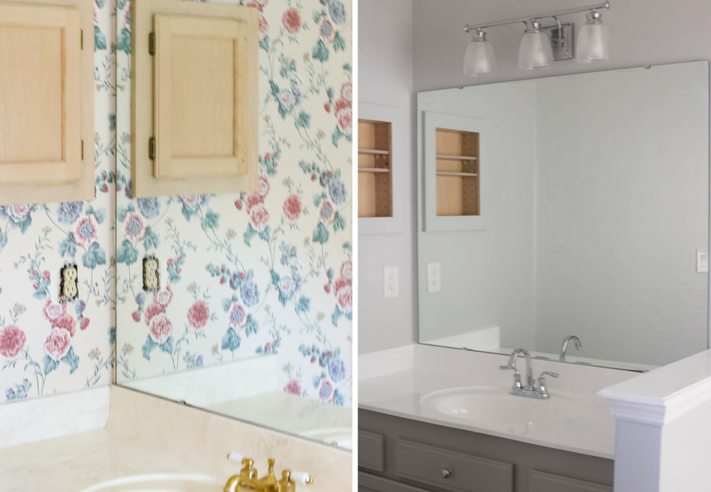 Bathroom Countertop Refinishing A budget friendly bathroom update