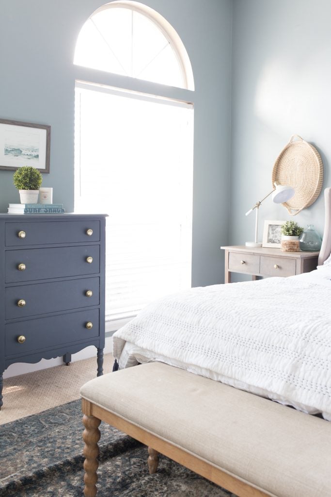 Benjamin Moore Cloudy Sky - a perfect neutral blue-gray paint color