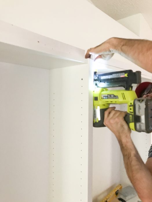 DIY Built In Bookshelves IKEA Billy Bookshelf Hack