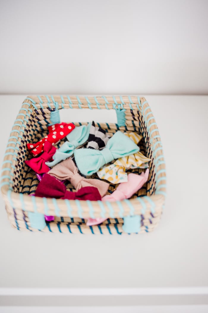 small and functional closet using an IKEA closet system. Organize kids clothes in a breeze.