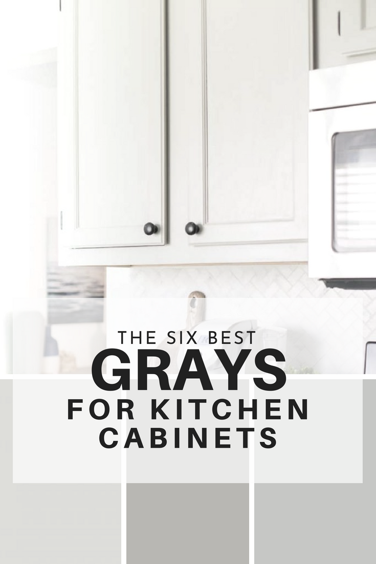 The Six Best Paint Colors For Gray Kitchen Cabinets